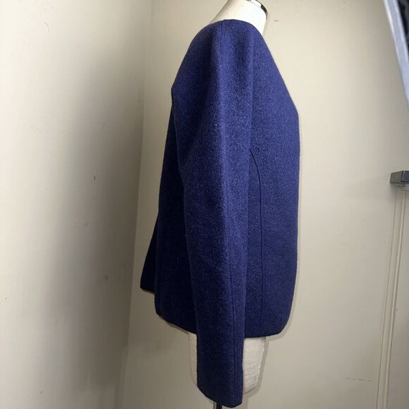 Willi Smith Women’s CARDIGAN Purple Open Front Jacket Sweater Size Large EUC - Picture 5 of 8